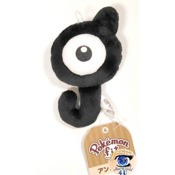 Officiële Pokemon center knuffel Pokemon fit Unown J 15cm